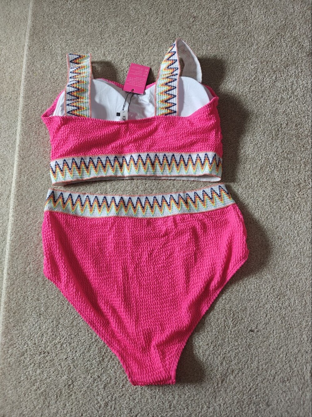 DACI Hot Pink Bikini High Rise - Picture 4 of 12